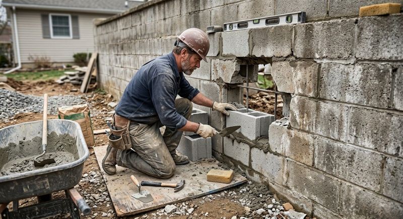 Block Wall Repair in Bronx, NY