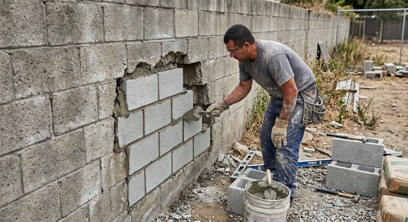 Block Wall Repair in Somerset, NJ