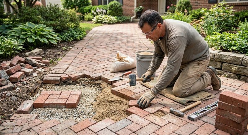 Brick Hardscape Repair in Essex County, NJ