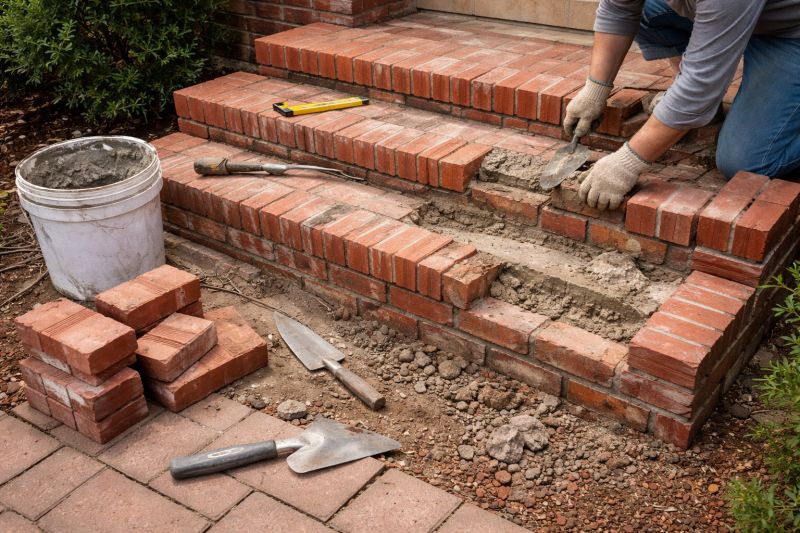 Brick Stairs Repair in Bogota, NJ