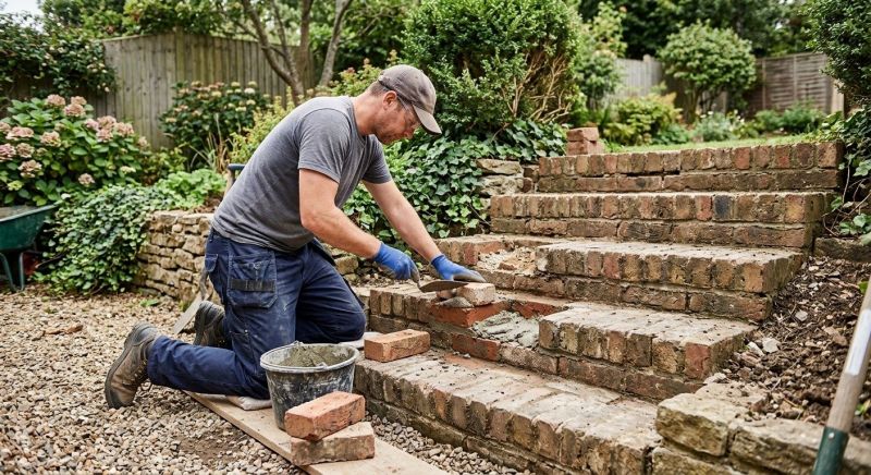 Brick Stairs Repair in Glen Rock, NJ