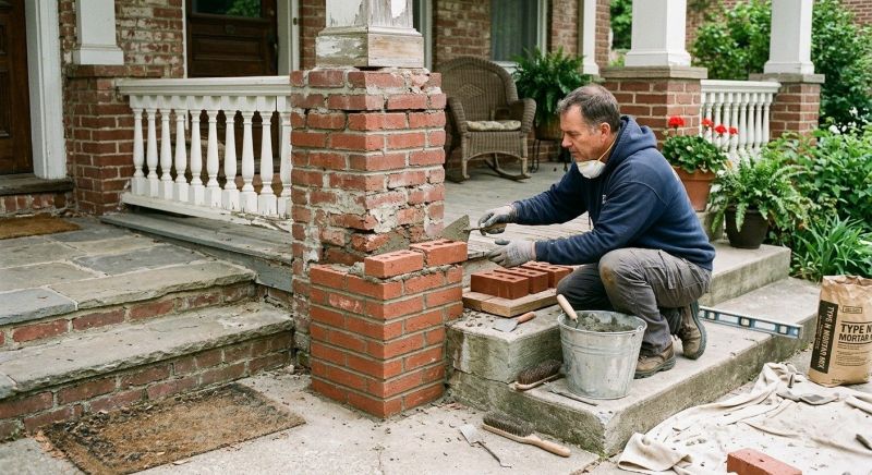 Brick Stairs Repair in Hazlet, NJ