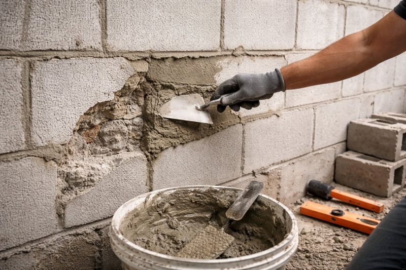 Cinder Block Wall Repair in Berkeley Heights, NJ