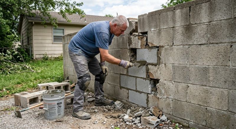 Concrete Block Repair in Astoria, NY