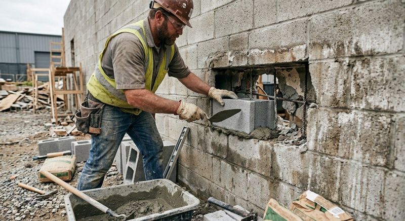 Concrete Block Repair in Bronx County, NY