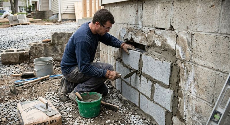 Concrete Block Repair in East Orange, NJ