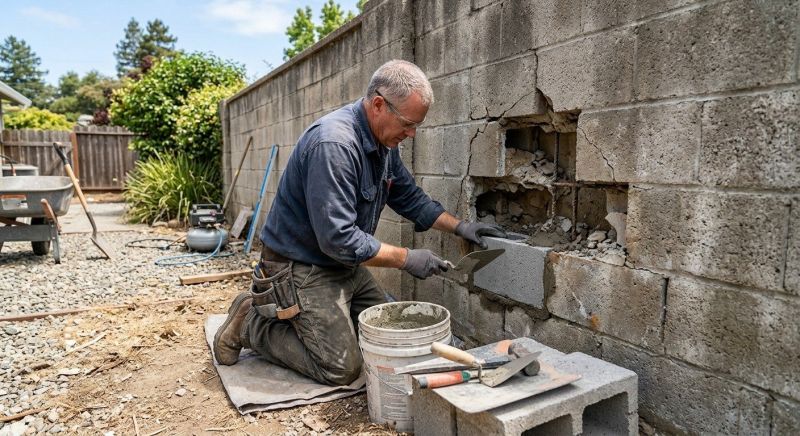 Concrete Block Repair in Fresh Meadows, NY