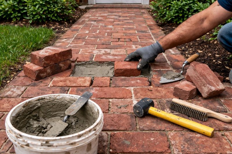 Entryway Brick Repair in Essex County, NJ