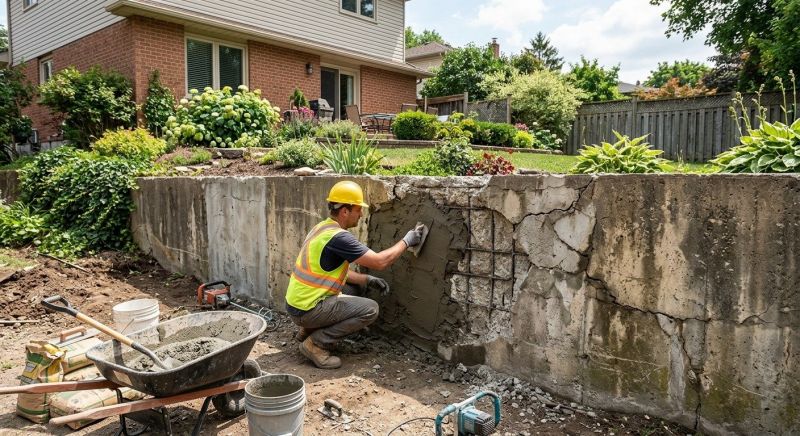 Retaining Wall Repair in Basking Ridge, NJ