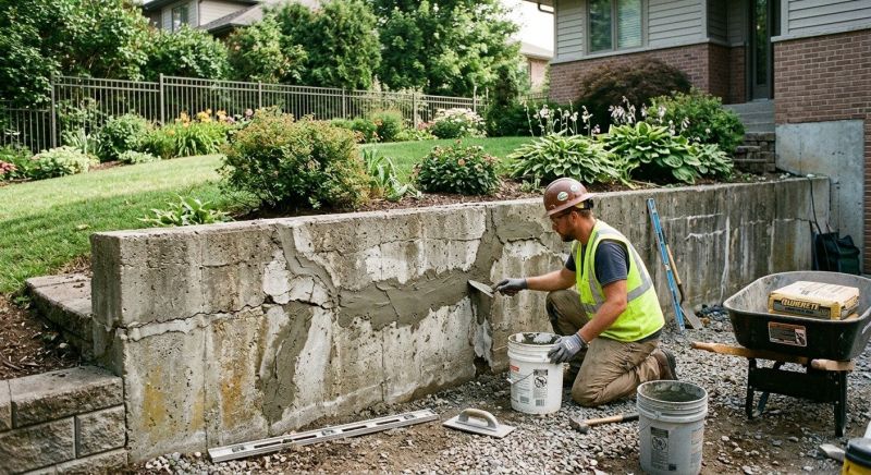 Retaining Wall Repair in Bogota, NJ
