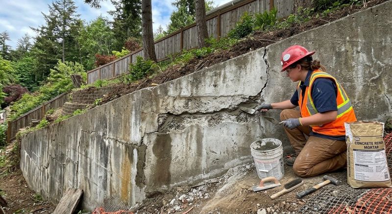 Retaining Wall Repair in Iselin, NJ
