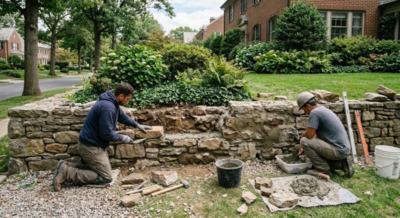 Retaining Wall Repair in West Orange, NJ
