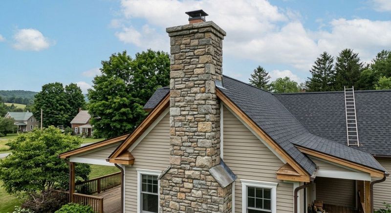 Stone Chimney Installation in Randolph, NJ