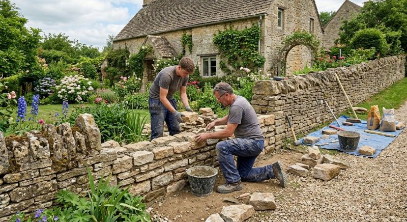 Stone Wall Repair in Bogota, NJ